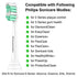 Aoremon Replacement Toothbrush Heads for Philips Sonicare HX9023/65, 10 Pack