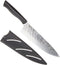 Kai 8-Inch Inspire Chef Knife, 8 Inch Blade with Sheath, , Black/Silver