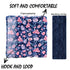 Baby Car Seat Belt Covers, Floral Stroller Seat Strap Covers, Car Seat Straps Shoulder Pads for Girls Boys, Minky Seat Belt Protectors for Car Seats/Pushchair, for Kids Newborn Infants Toddlers