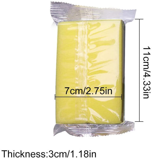 GUINIFAO Sponge Individually Wrapped?Kitchen Dishwashing Sponge Scouring Pad Dishcloth Suitable for Travel Apartments Set of 24 PCS