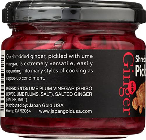 Muso From Japan Shredded Pickled Ginger, 4.9 Oz