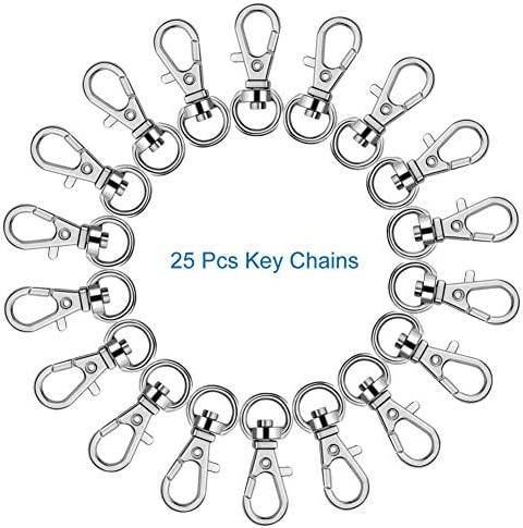 Selizo 100Pcs Key Chain Rings Bulk with Tassel for Tassel Keychain