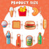 JOYIN 45 Pcs Play Food Sets for Kids Kitchen, Popular Grocery Store Play Food, Pretend Play Toy Set for Kids, Gifts for Toddlers, Boys and Girls