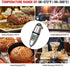 ThermoPro TP-02S Instant Read Meat Thermometer Digital Cooking Food Thermometer with Super Long Probe for Grill Candy Kitchen BBQ Smoker Oven Oil Milk Yogurt Temperature