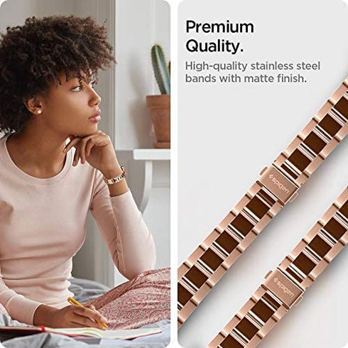 Spigen Modern Fit Designed For Samsung Galaxy Watch5 44/40mm, Galaxy Watch5 Pro 45mm, Galaxy Watch4 44mm/40mm, Galaxy Watch 4 Classic 46mm/42mm, Galaxy Watch 3 41mm, Galaxy Watch Active 1&2, Galaxy Watch 42mm Band Strap