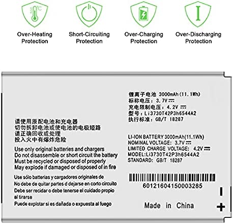 Replacement Battery Li3730T42P3H6544A2 Battery for AT&T ZTE MF279 Home Wireless Internet Base Router