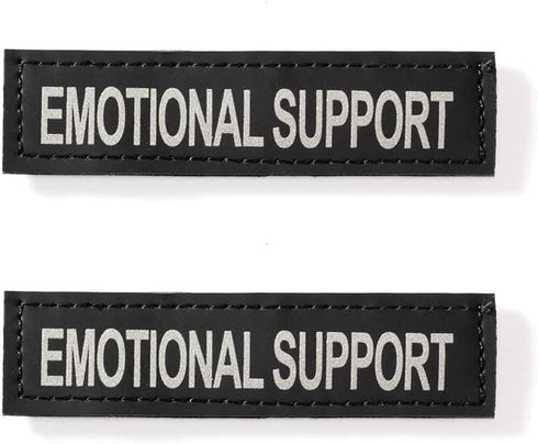 Excellent Elite Spanker 2 Pcs Magic Sticker Morale Patch Reflective Emotional Support Patch in Training Puppy for Dog Harnesses & Vests