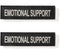 Excellent Elite Spanker 2 Pcs Magic Sticker Morale Patch Reflective Emotional Support Patch in Training Puppy for Dog Harnesses & Vests
