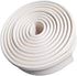 Vosarea Home Decoration Modelling Crown Mouldings Trim Flexible Molding Ceiling Border Line Interior Decoration Wall Edge Protector, Off White, Length 5M/196.85Inch, Width 3cm/1.18Inch