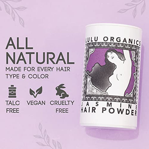Lulu Organics Jasmine Hair Powder / Dry Shampoo - 1oz