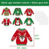 Ugly Sweater Party Decorations Ugly Christmas Cutouts Holiday Party Decor Ugly Sweater Shaped Paper DIY Cut-Outs