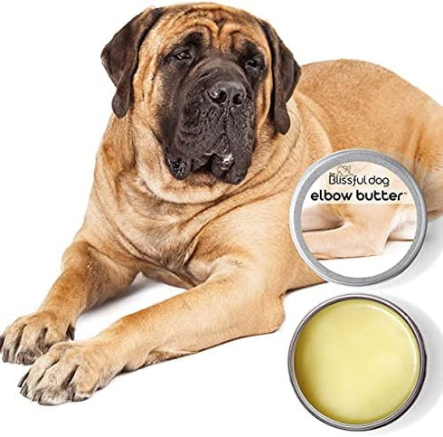 The Blissful Dog Elbow Butter Moisturizes Your Dog's Elbow Calluses - Dog Balm, 2-Ounce