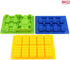 Building Brick Candy Robot Mold Chocolate Mold Set Silicone Building Block Mold Ice Cube Trays for Making Melted Chocolate Fondant Jelly Dome Mousse?6 Pcs)