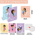 Outus 9 Pieces Girls Room Decor Black Girl Wall Painting Art Decor Motivational Black Girl Posters Girls Bedroom Motivational Art Paint for Kids Teen Girls Room Wall Decorations,Unframed, 8 x 10 Inch