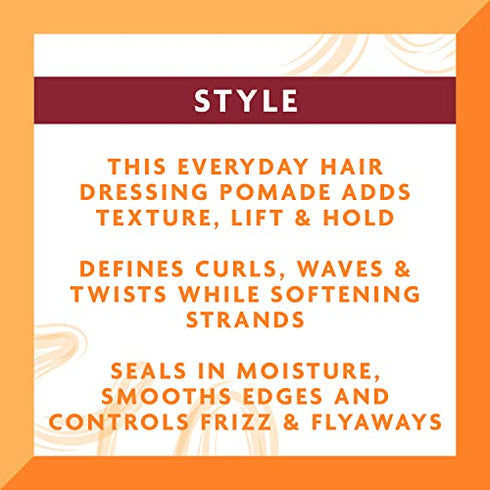 Cantu Hair Dressing Pomade with Shea Butter, 4 Ounce
