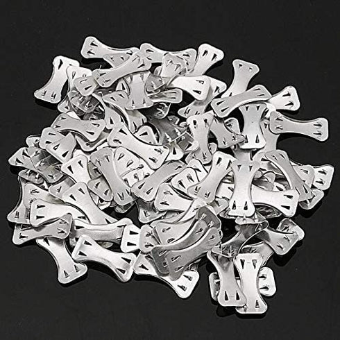 COMFORT Pack of 70 Clips-Replacement Metal | Aluminum Bandage Clips for Bandages,Compression Bandages,Elastic Crepe Bandages,Cotton Bandages for Secure Fastener Bandage Metal Clips