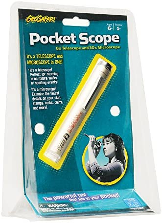 Educational Insights GeoSafari Pocket Scope, Great For STEM & Bird Watching