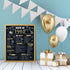 60th Birthday Decorations for Men Women 60th Birthday Gift for Him Back in 1962 Poster Decor Black and Gold 11 x 14 inch 60 Years Ago Decor(Back in 1962)