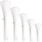 Oksdown 300pcs White Zip Ties Assorted Sizes 4/6/8/10/12 Inch Clear Plastic cable ties from Small to Large Heavy Duty Nylon tie Wraps Multi-Purpose Variety Wire Ties