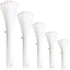 Oksdown 300pcs White Zip Ties Assorted Sizes 4/6/8/10/12 Inch Clear Plastic cable ties from Small to Large Heavy Duty Nylon tie Wraps Multi-Purpose Variety Wire Ties
