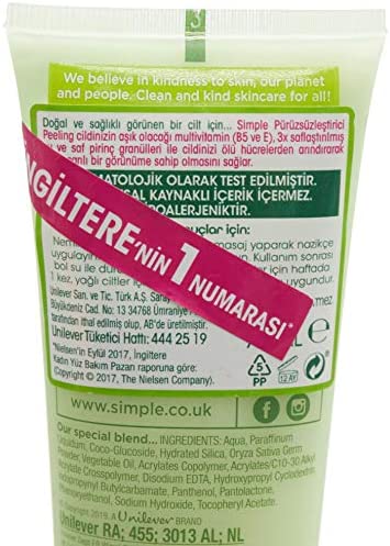 Simple Kind to Skin Smoothing Facial Scrub 75 ml