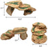 Tfwadmx Bearded Dragon Basking Platform, Resin Reptile Climbing Shale Step Ledge Ramp Rock Hideout Cave Terrarium Landscape Hiding Spot for Turtle Lizard Leopard Gecko Snake Chameleon Frog