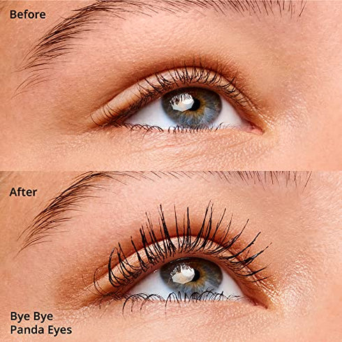 essence | Bye Bye Panda Eyes Tubing Mascara | Smudge-proof, Volumizing definition | Vegan, Paraben Free, Oil Free | Cruelty Free (Pack of 1)