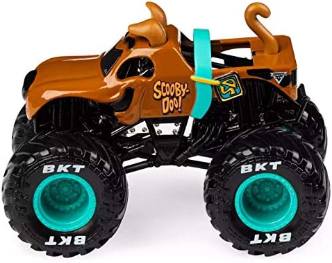 Monster Jam, Official Scooby Doo Vs. Mysterty Machine Die-Cast Monster Trucks, 1: 64 Scale, 2 Pack