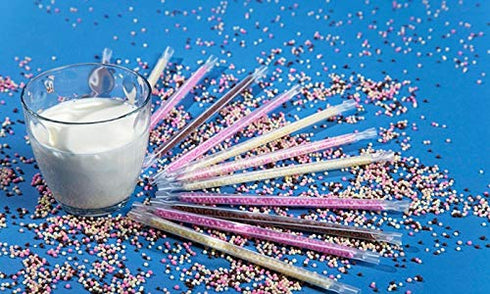 Milk Magic Root Beer Float, Bubble Gum, Cream Soda Milk Flavoring Straw | BFA Gluten-Free Non-GMO All-Natural Flavor Straws | Encourage Milk Drinking with Flavor-Filled Straws - 36 Count, Pack of 3
