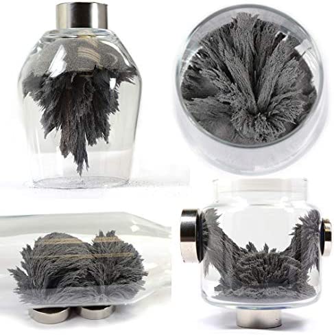 12 oz Fine Iron Filings Magnetic Iron Powder for Magnet Education and School Projects - Discover The World of Magnetics & See Magnetic Lines of This Unseen Force & More ( One Pack )