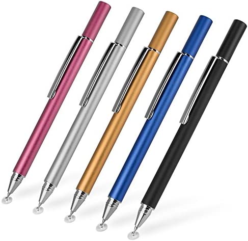 BoxWave Stylus Pen Compatible with Lenovo Chromebook Duet (Stylus Pen by BoxWave) - FineTouch Capacitive Stylus, Super Precise Stylus Pen for Lenovo Chromebook Duet - Lunar Blue