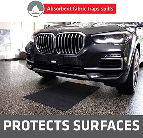 Drymate Oil Spill Mat (29" x 36"), Premium Absorbent Oil Pad - Reusable/Durable/Waterproof - Contains Liquids, Protects Garage Floor Surface (USA Made)