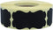 Hybsk 300pcs Black Kraft Christmas Gift Stickers Natural Blank Jar Canning Labels 1.25 x 2.28 Inch Holiday Present Tags (Black Kraft Paper)