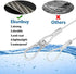 Safety Cable Lock, Stainless Steel Cable with Loops Heavy Duty Bike Lock Hook Flexible Security Steel Cable Wire Lock and Chain for Luggage Hanging Light Plant Picture