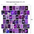 Purple Wall Collage Kit Aesthetic Pictures, Bedroom Decor for Teen Girls, Wall Collage Kit, Collage Kit for Wall Aesthetic, VSCO Girls Bedroom Decor, Aesthetic Posters, Collage Kit