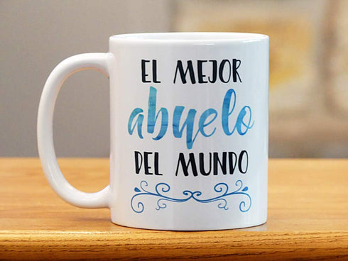 El Mejor Abuelo Coffee Mug - Spanish Best Grandpa in the World Dia Del Padre