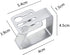 MIAO JIN 8 Pcs Stainless Steel Tablecloth Clips Tableware Shape Adjustable Cloth Clip Tablecloth Clamp Holder Table Cover Clamps for Home Wedding Party Picnic