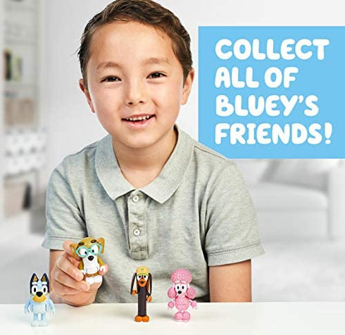 Bluey and Friends 4 Pack of 2.5-3" Poseable Figures