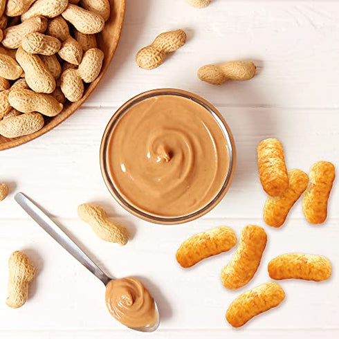 Osem Bamba Peanut Snacks for Babies - All Natural Baby Peanut Puffs Family Pack (Pack of 8 x 0.7oz Bags) - Peanut Butter Puffs made with 50% peanuts.