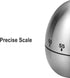 Kitchen Egg Timers for Boiling Eggs?Cute Manual Stainless Steel Metal Mechanical Visual Countdown for Cooking Timer with Loud Alarm?for School, Learning, Projects, and Exercise