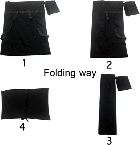 2 Pack Extra Large Laundry Bag Backpack 27?x34? Sturdy and tear resistant Heavy Duty backpack with drawstring closure and Shoulder Strap laundry bags for College Dorm Camp fold travel (Black&Blue)