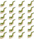 FEPITO Pin The Tail on The Dinosaur Game with 24 Pcs Tails for Dinosaur Birthday Party Supplies, Boys Dinosaur Party Game