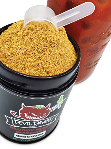 Bloody Mary Seasoning Mix - Turns any Tomato juice into Bloody Mary Mix | Use with Micheladas - Premium Spices - Scoop Included