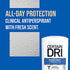 Certain Dri Everyday Strength Clinical Antiperspirant Solid Deodorant, Hyperhidrosis Treatment for Men & Women, Morning Fresh, 2.6oz, 1 Pack