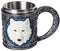 Pacific Giftware Lone Spirit Wolf Celtic Magic 11oz Resin Coffee Mug with Stainless Steel Insert