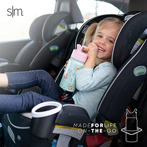 Simple Modern Kids Water Bottle with Straw Lid | Insulated Stainless Steel Reusable Tumbler for Toddlers, Girls, Boys | Summit Collection | 10oz, Under Construction