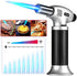 Gibot Butane Torch,Kitchen Torch Cooking Torch Creme Brulee Torch, Refillable Adjustable Flame Lighter with Safety Lock for DIY, Creme, Brulee, BBQ and Baking(Butane Gas Not Included)