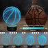 Lampeez Kids 3D Basketball Night Light Optical Illusion Lamp with 16 Colors Changing Remote Control Birthday Xmas Valentine's Day Gift Idea for Sport Fan Boys Girls