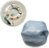 HWI Marine Windproof Bean Bag Ashtray, 4 inches Stainless Steel Sandbag Cigarette Ashtray for Boat, RV (Blue)
