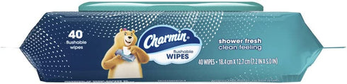 Charmin Flushable Wipes, 40 Flushable Wipes Per Pack